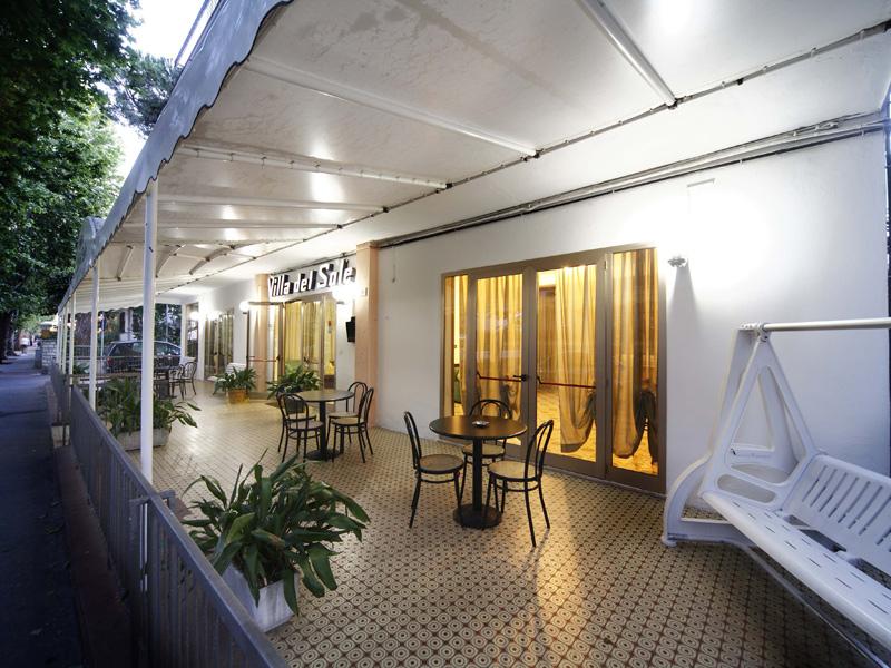 Hotel Villa Del Sole Rímini Exterior foto