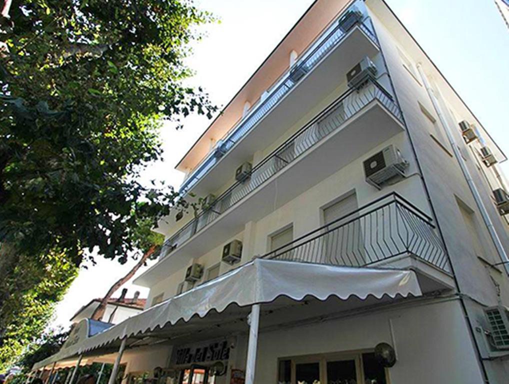 Hotel Villa Del Sole Rímini Exterior foto