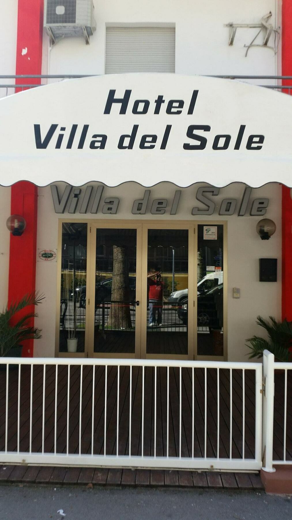 Hotel Villa Del Sole Rímini Exterior foto